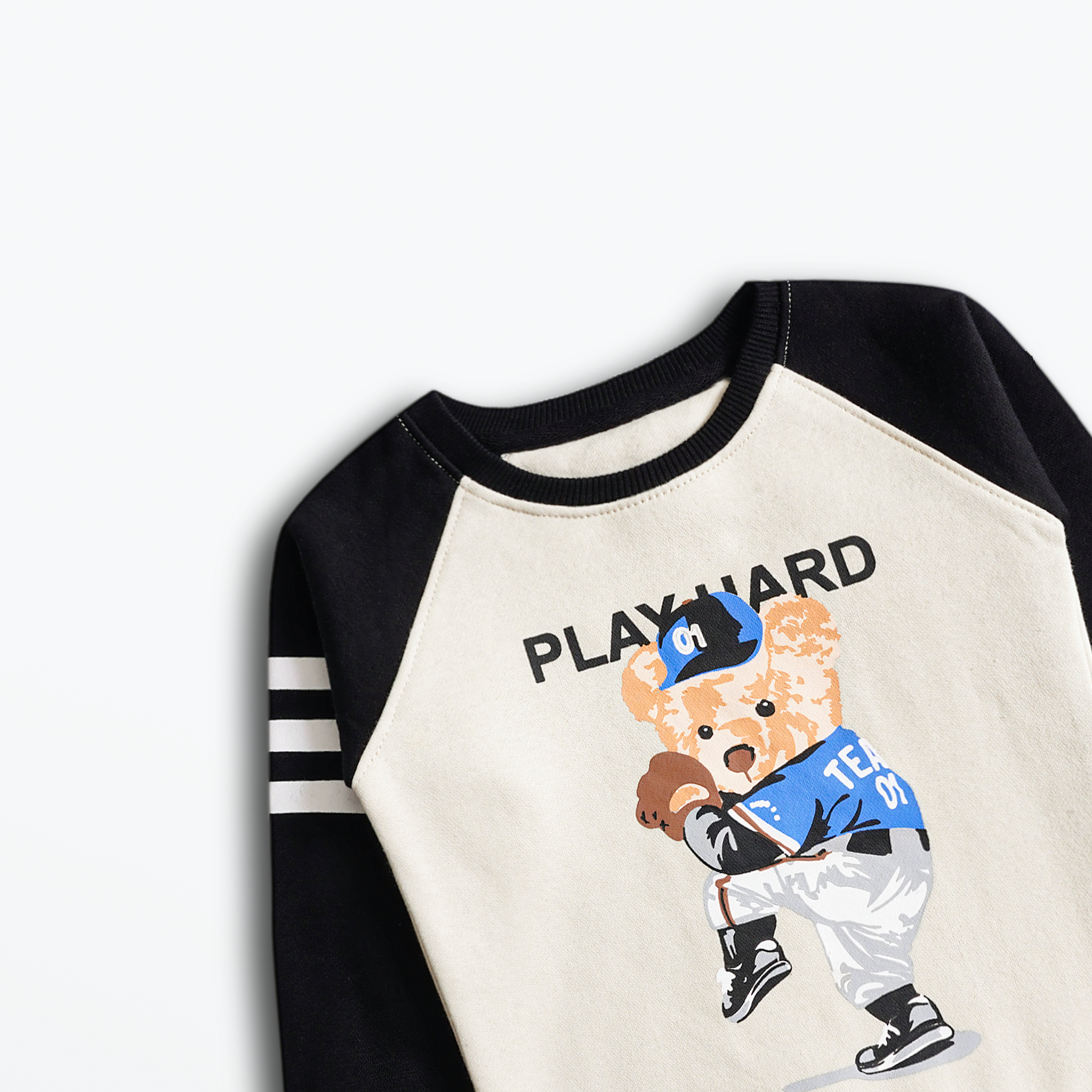 Imported Play Hard Bear Fleece Set