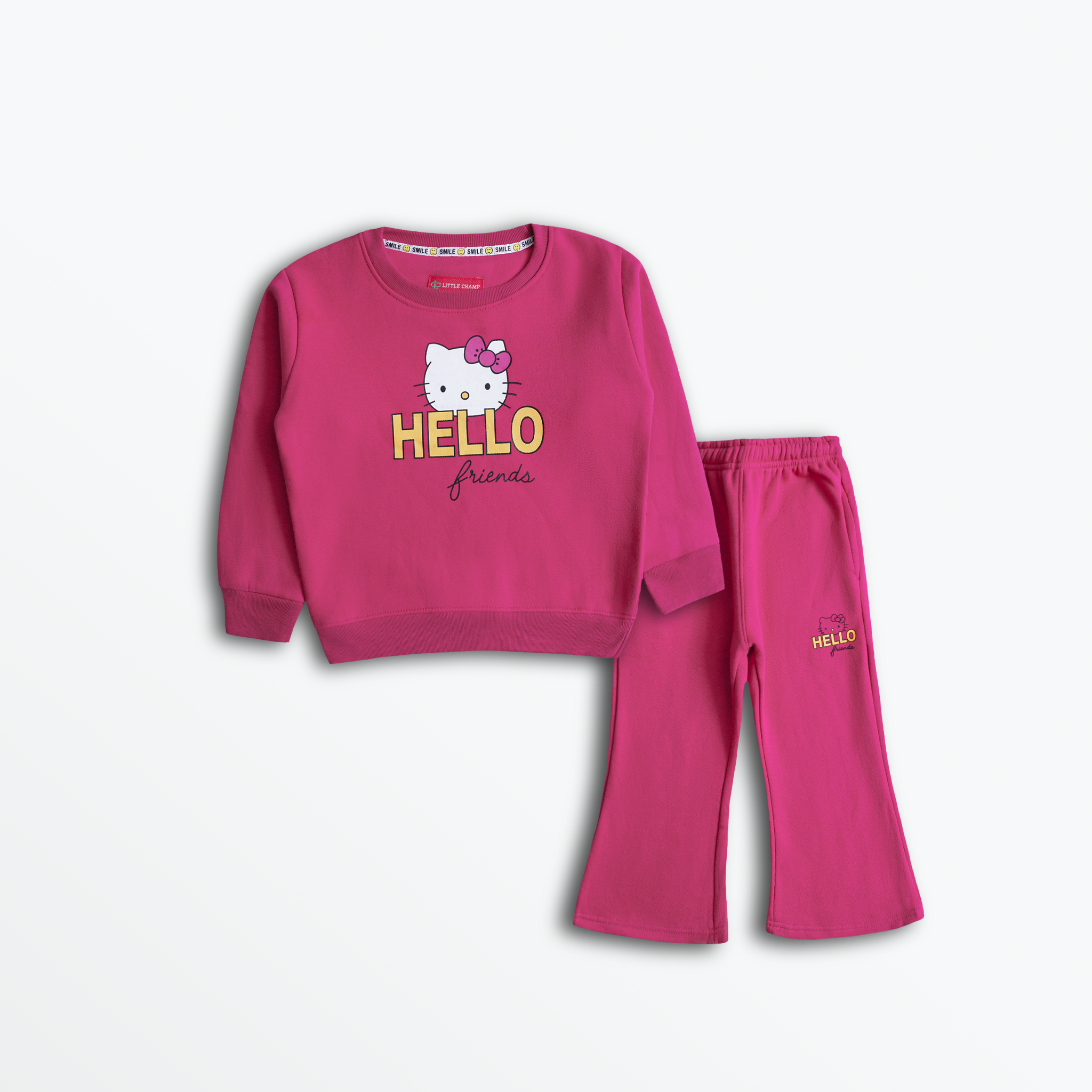 Hello Friends Fleece Set