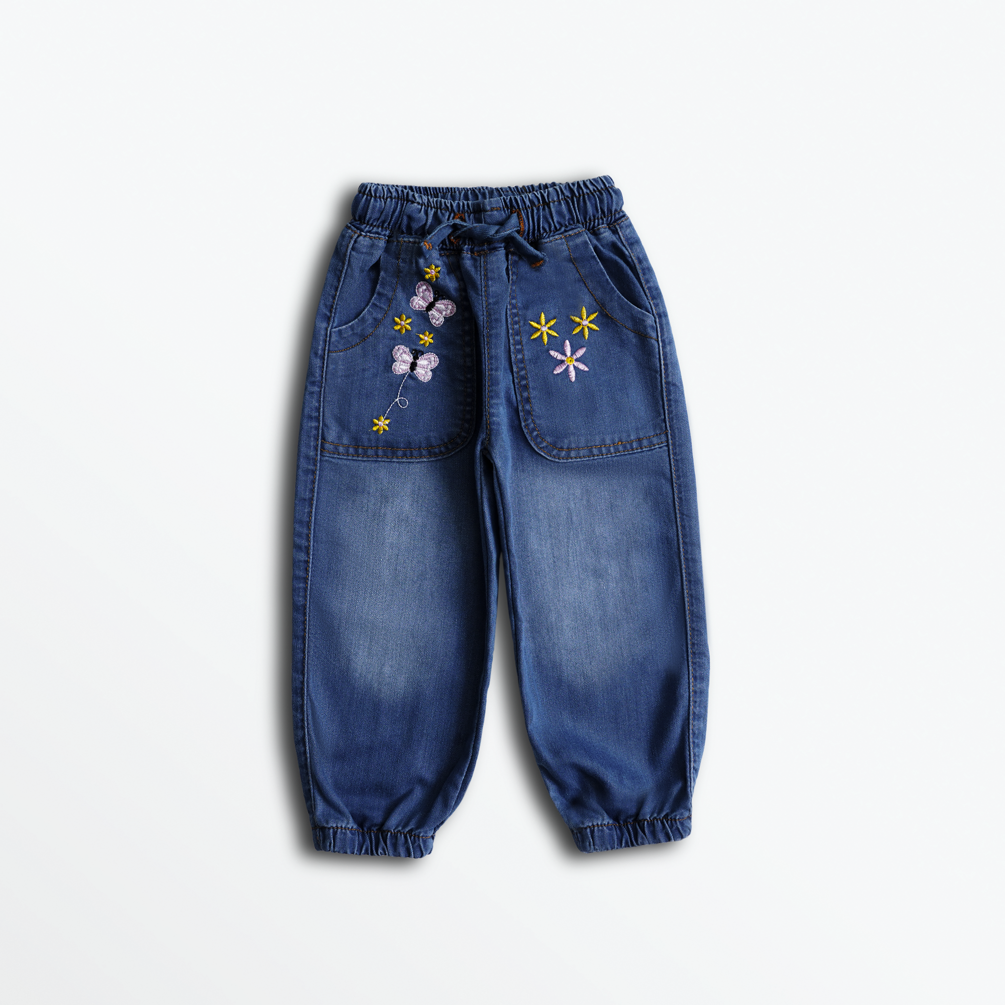 Bloomy Days Denim Joggers