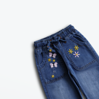 Bloomy Days Denim Joggers