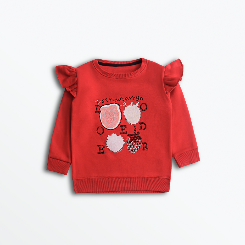 Imported Fruity Garden Sweatshirt.