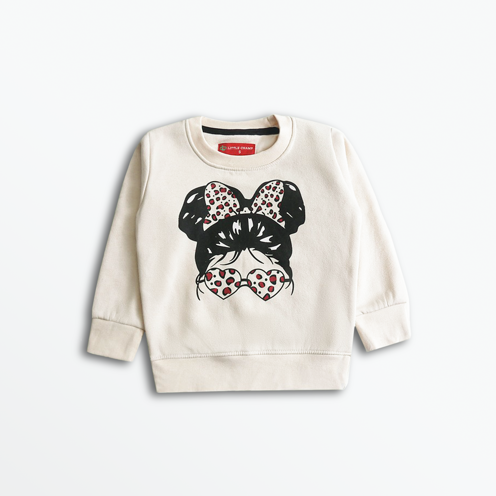 Chic Bow Girl Sweatshirt