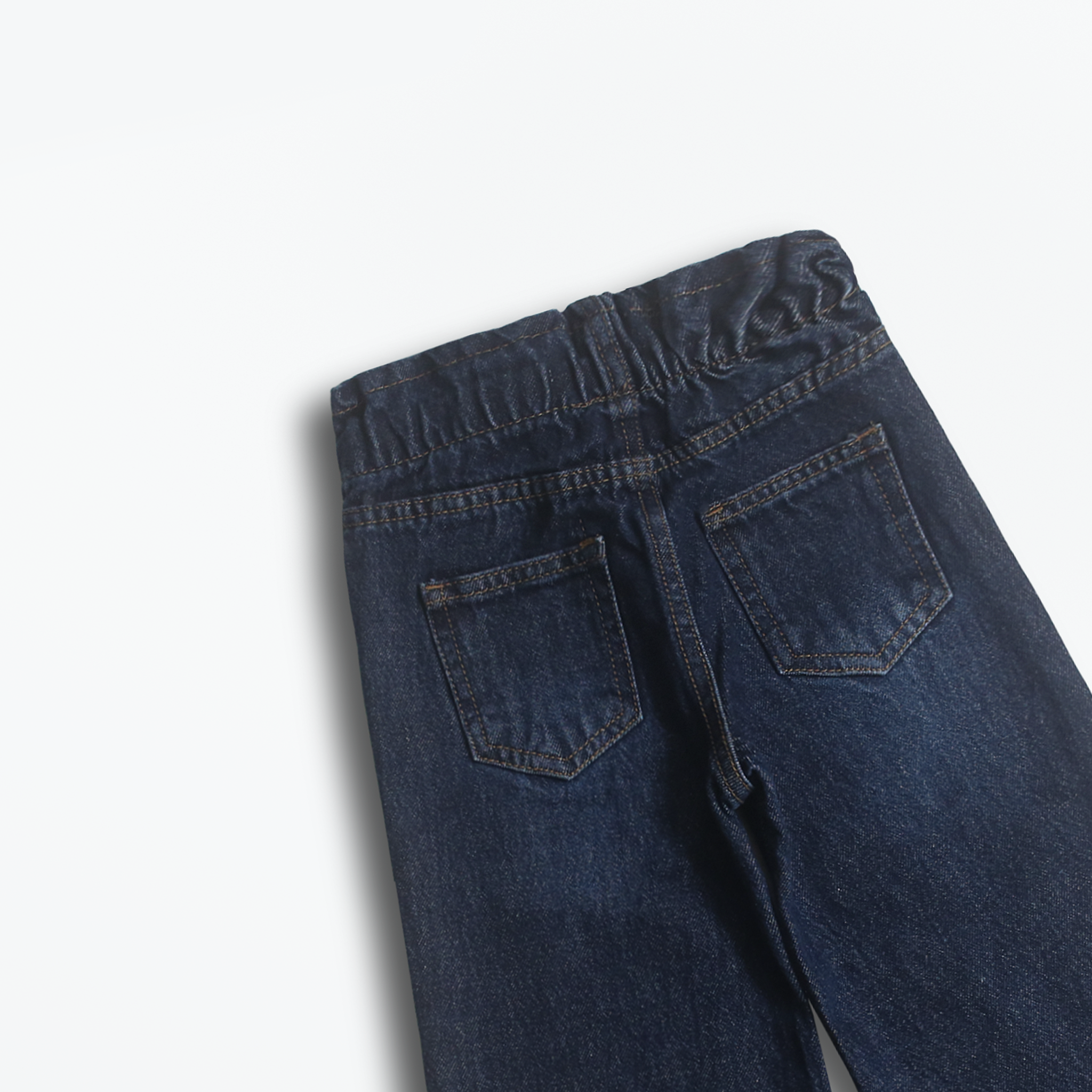 Dark Blue Cat Face Wide Leg Jeans (DG007)