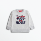 Little Dude Big Heart Sweatshirt