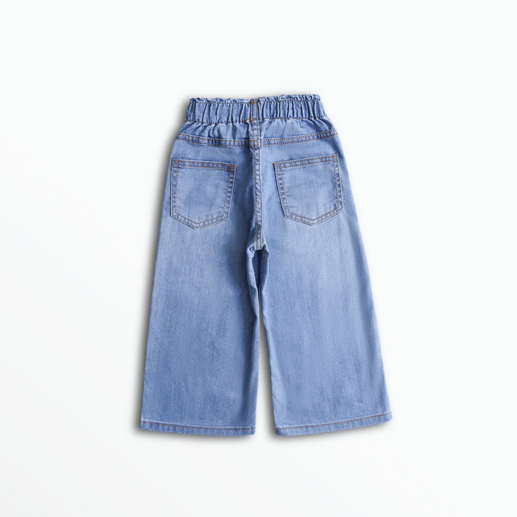 Cherry Pop Wide-Leg Jeans