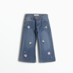 Floral Meadow Wide Leg Denim (DG009)