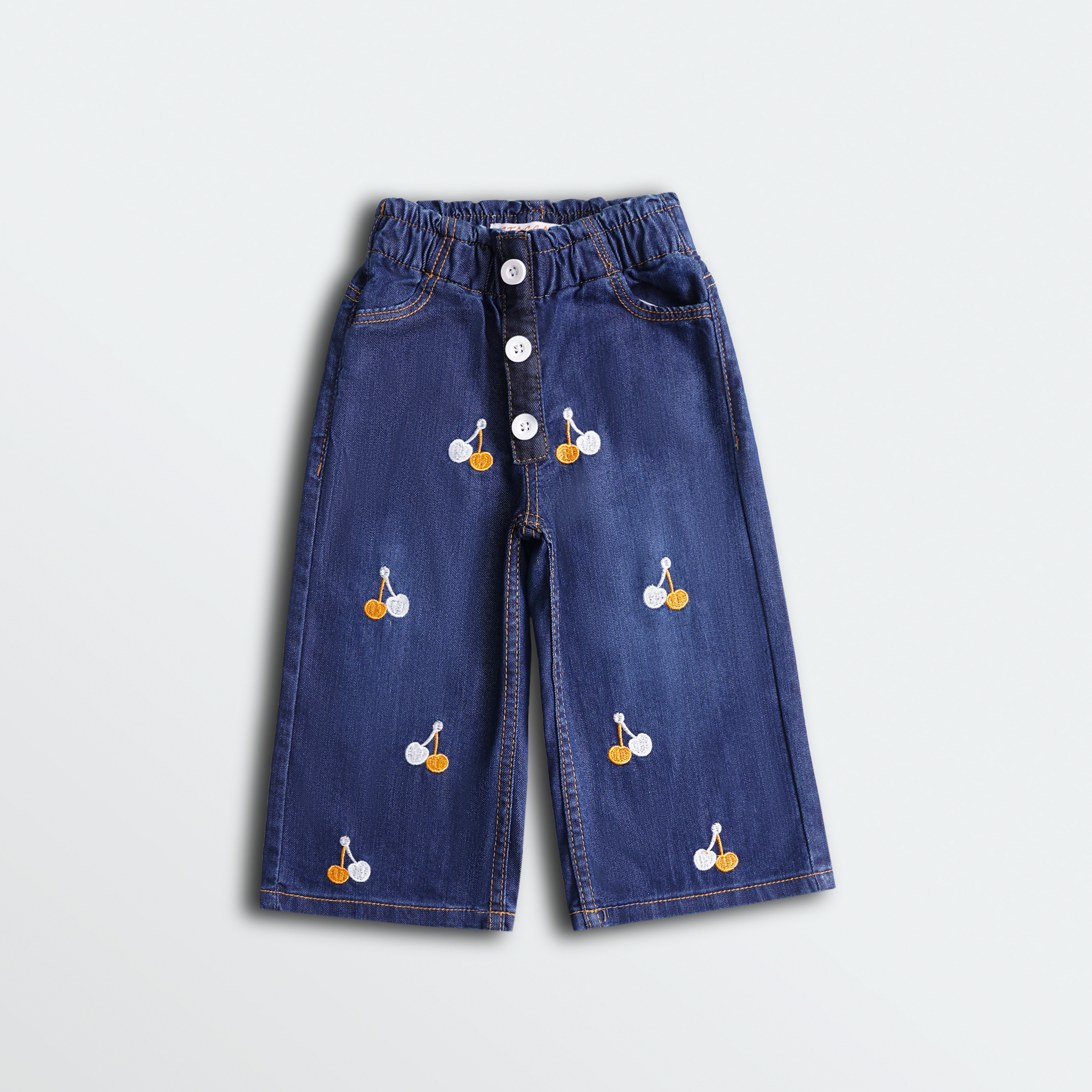 Cherry Pop Denim Pants