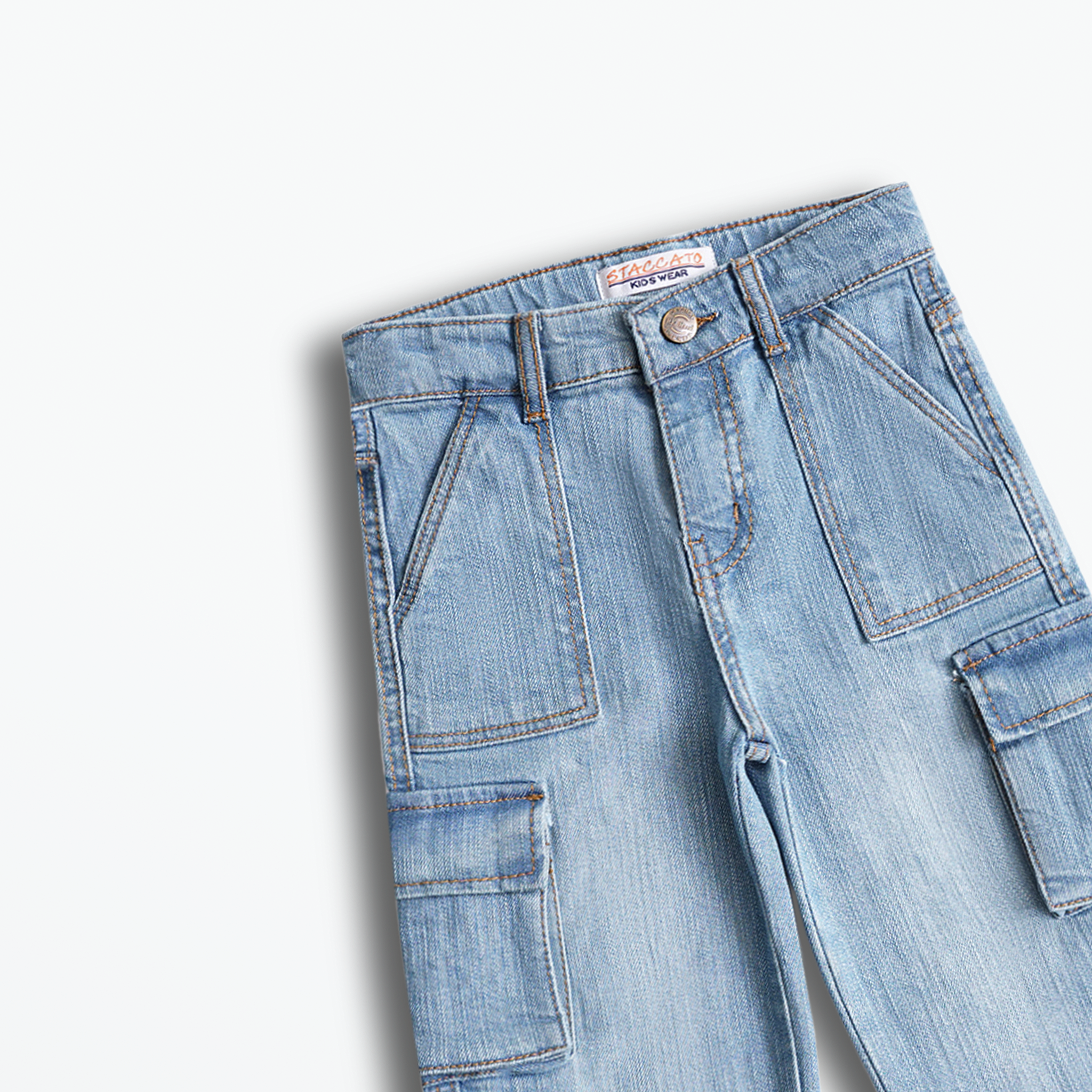 Triple Flap Cargo Jeans