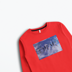 Imported Ocean Vibe Red Sweatshirt