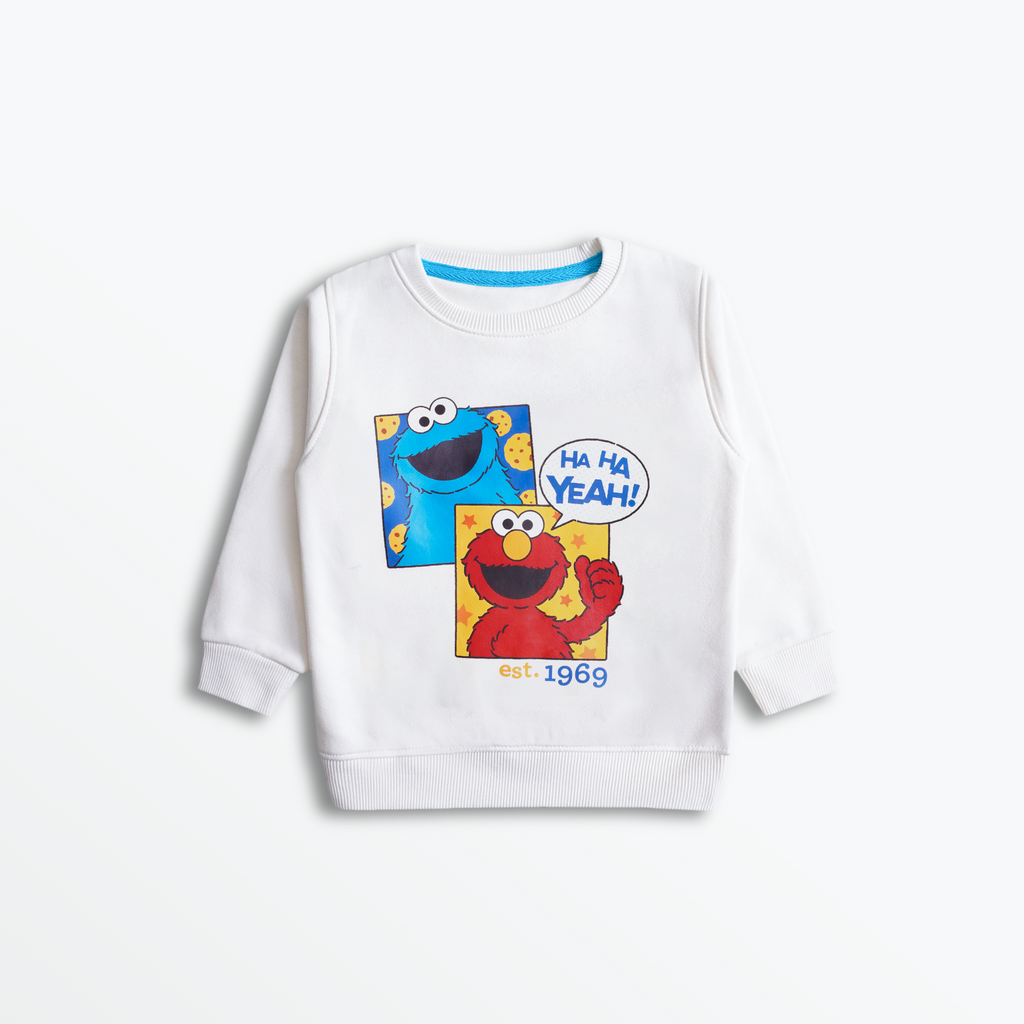 Imported Sesame Fun Crew Sweatshirt