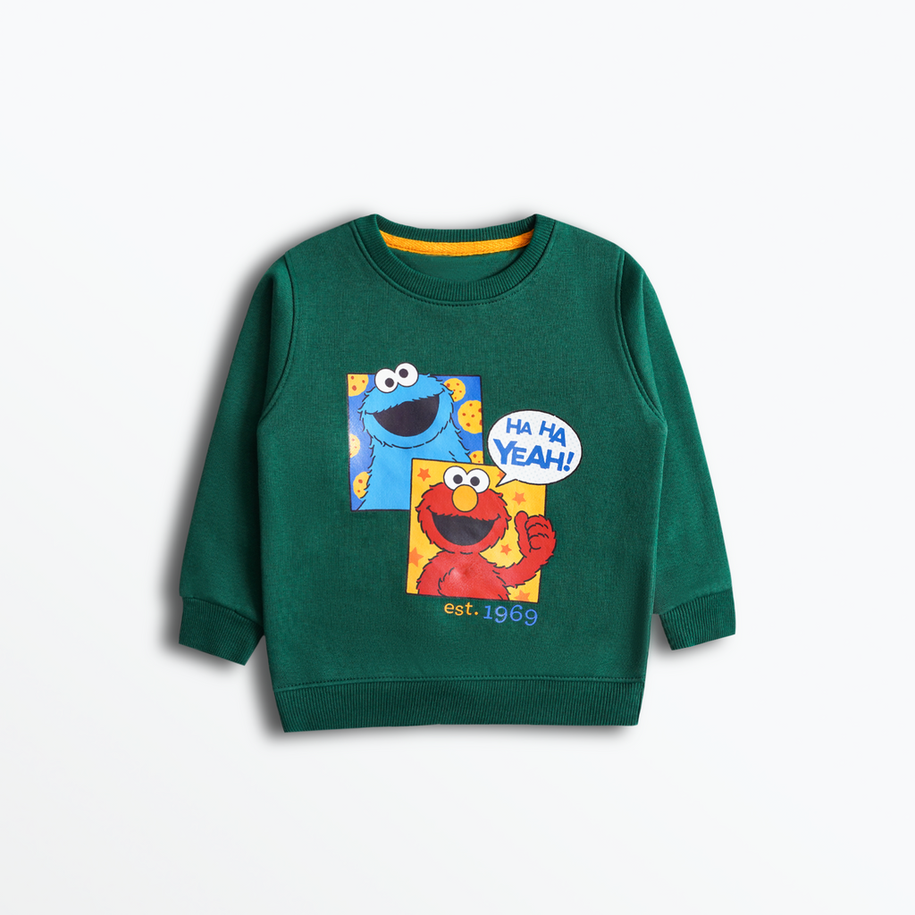 Imported Sesame Street Laugh Crewneck