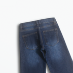 Mini Blossom Dark Wash Wide Leg Denim (DG010)