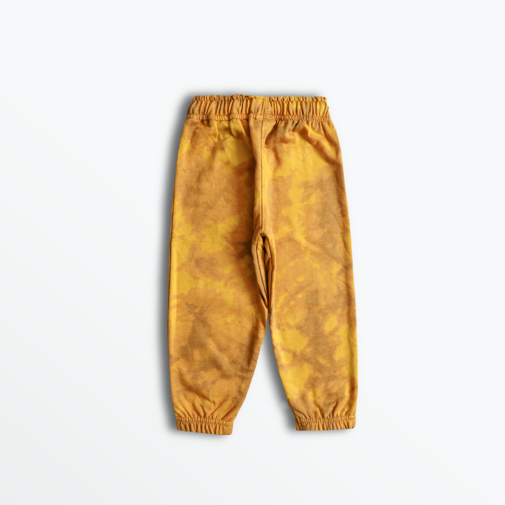 Mustard Tie-Dye Street Joggers