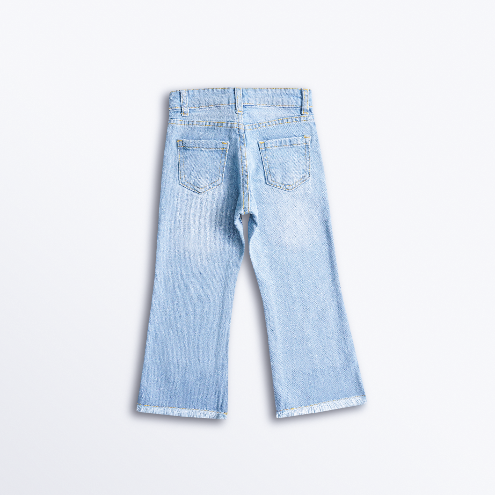 Embroidered Heart Denim Jeans