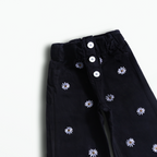 Midnight Daisy Wide Leg Pants (DG012)