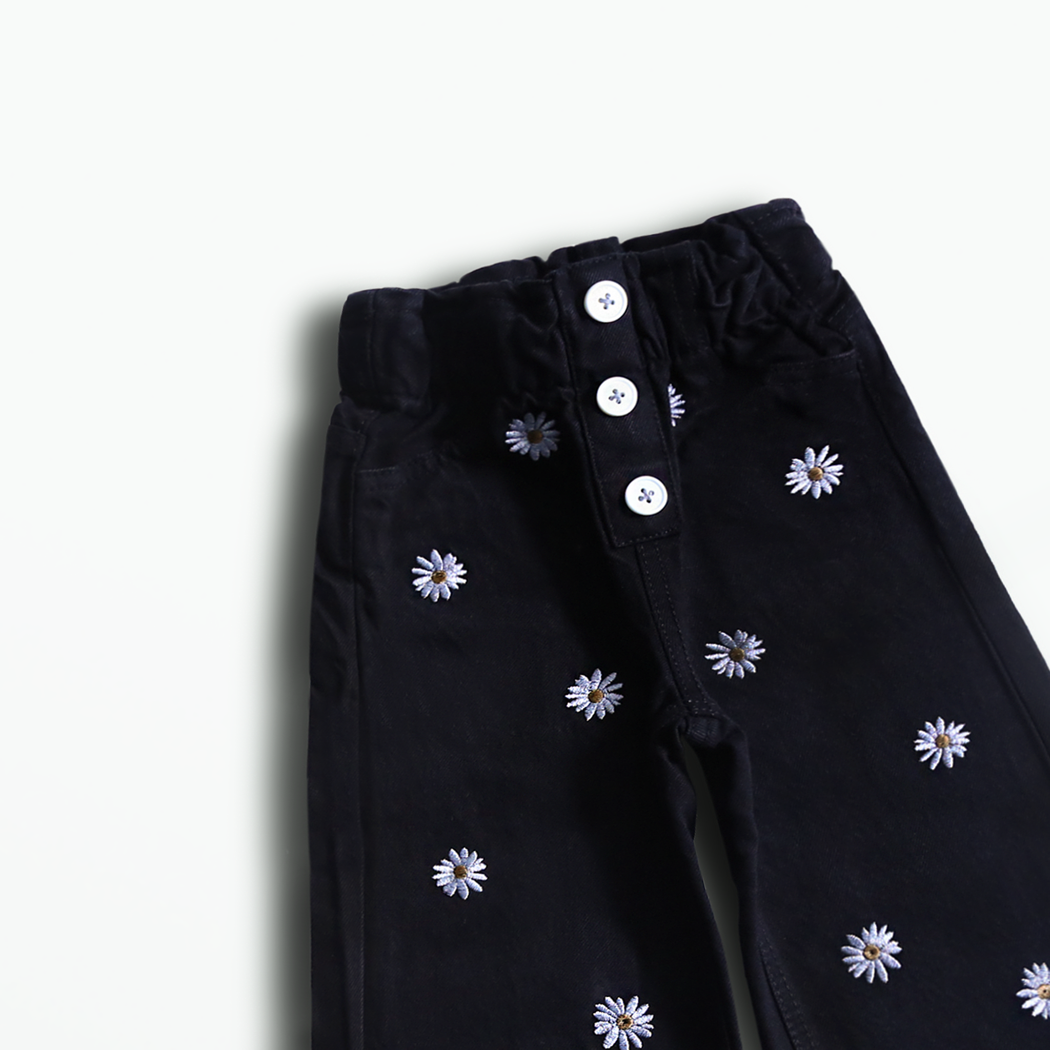 Midnight Daisy Wide Leg Pants (DG012)