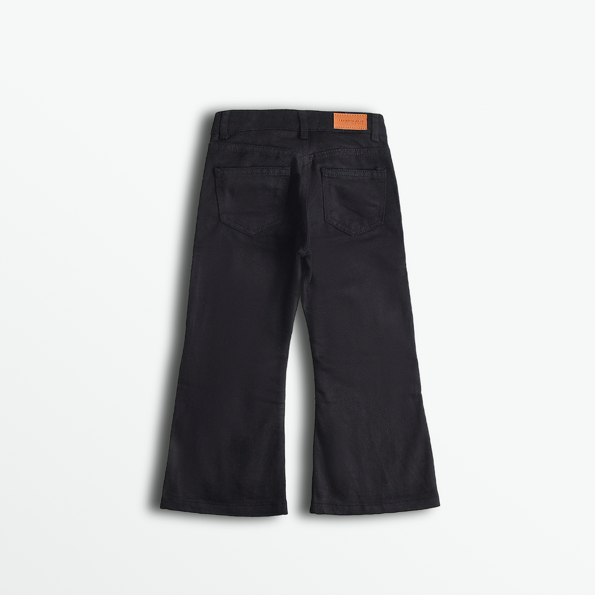 BloomTrail Embroidered Black Jeans (DG013)