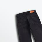 BloomTrail Embroidered Black Jeans (DG013)