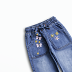 Blossom Breeze Denim Joggers