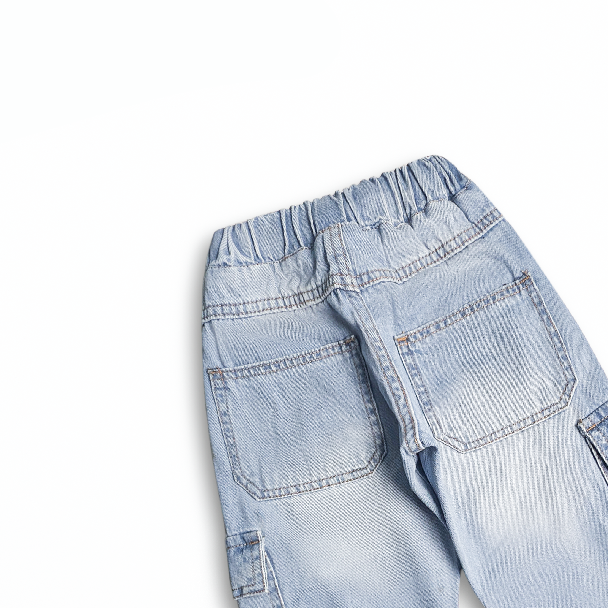 SkyTrail Light Wash Cargo Jeans (DB181)