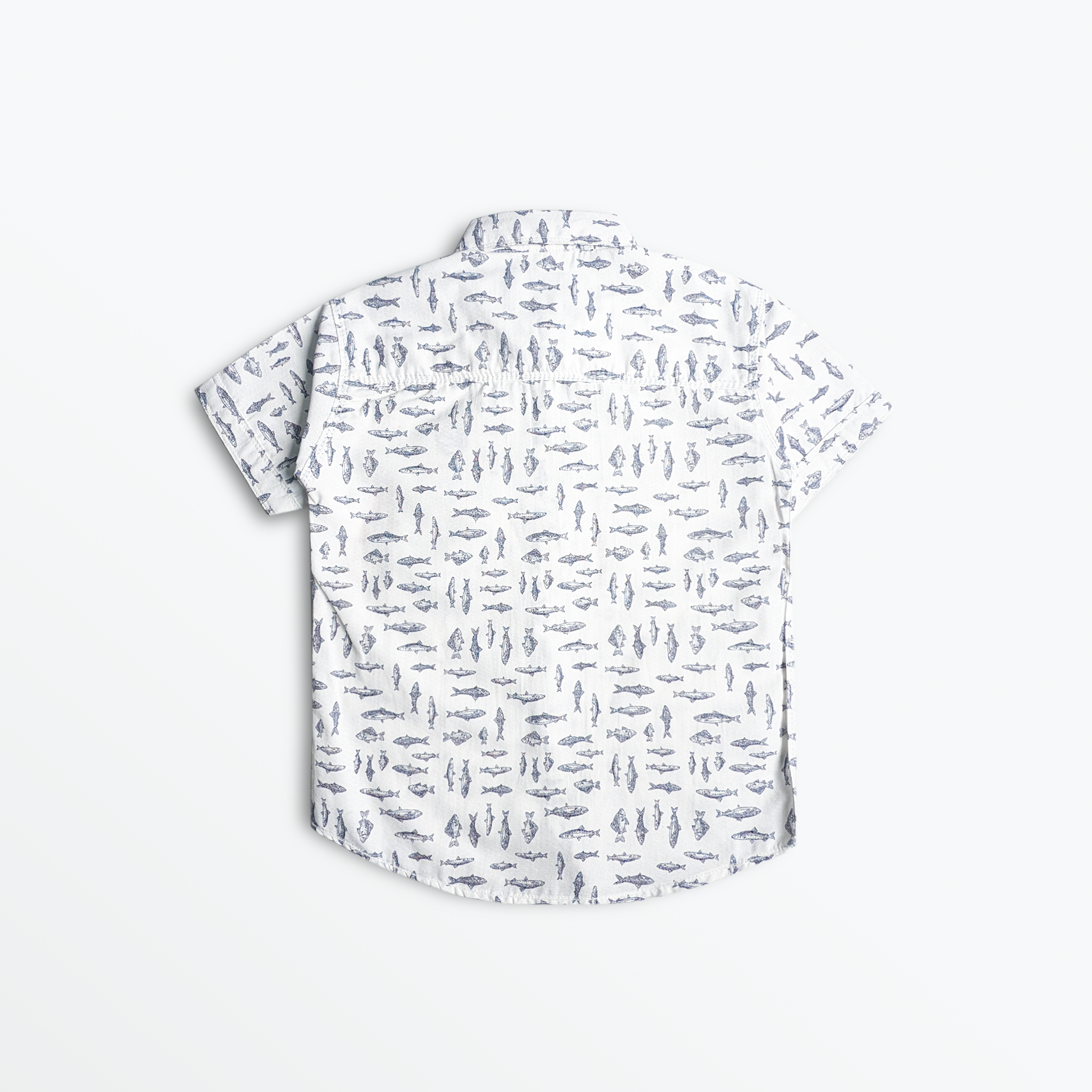 Ocean Drift Fish Print Shirt