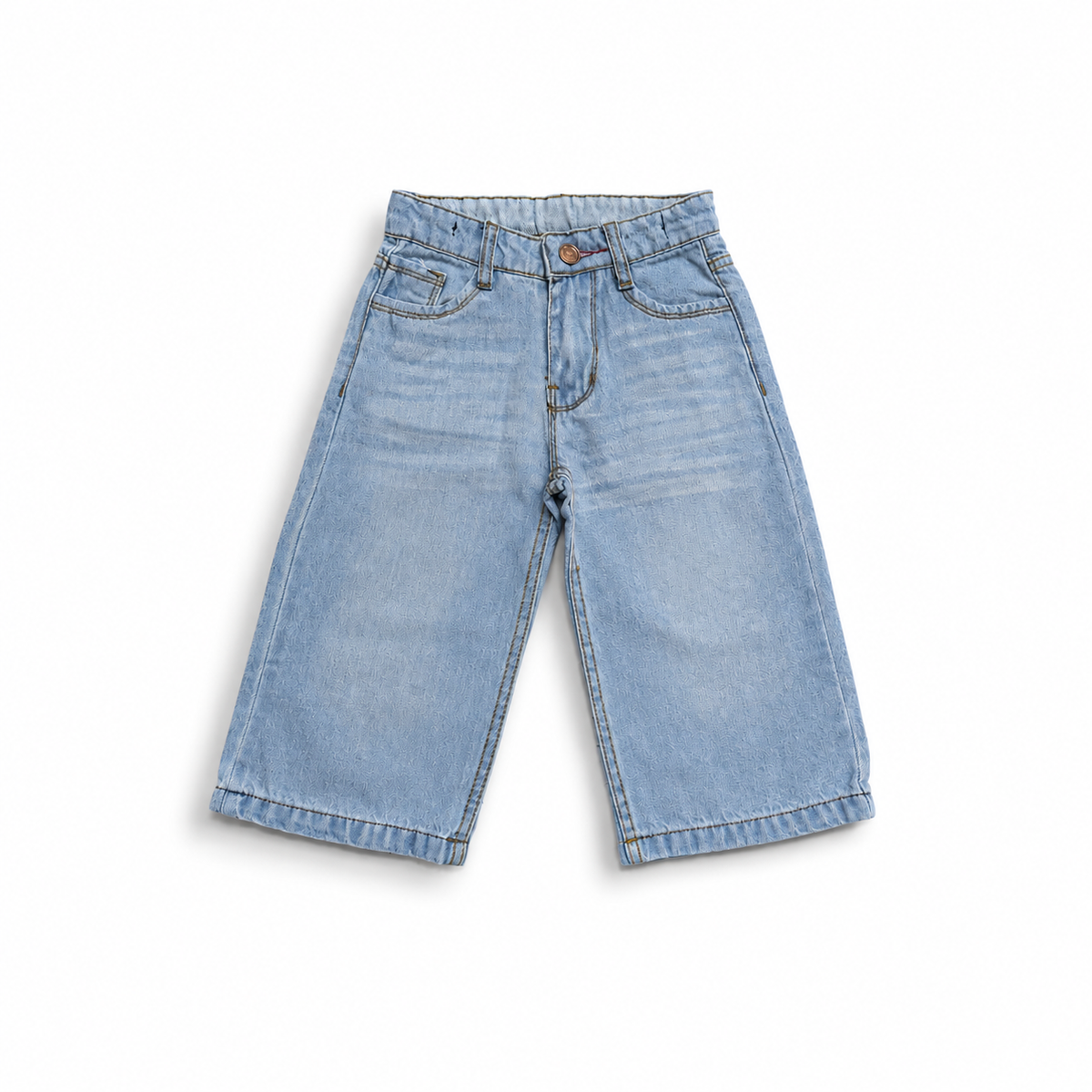 Sky Blue Classic Baggy Denim Pant (DB187)