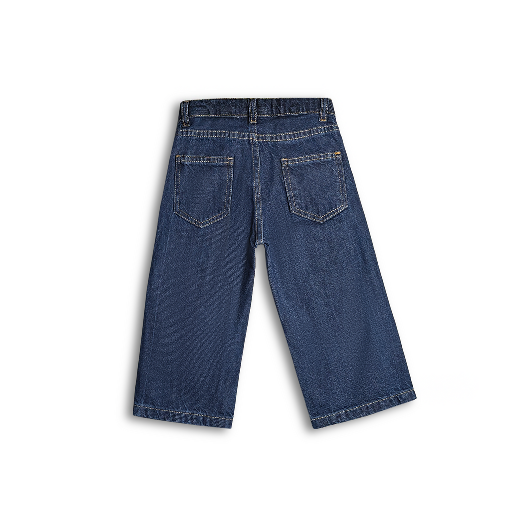Midnight Daisy Denim Capri (DG047)