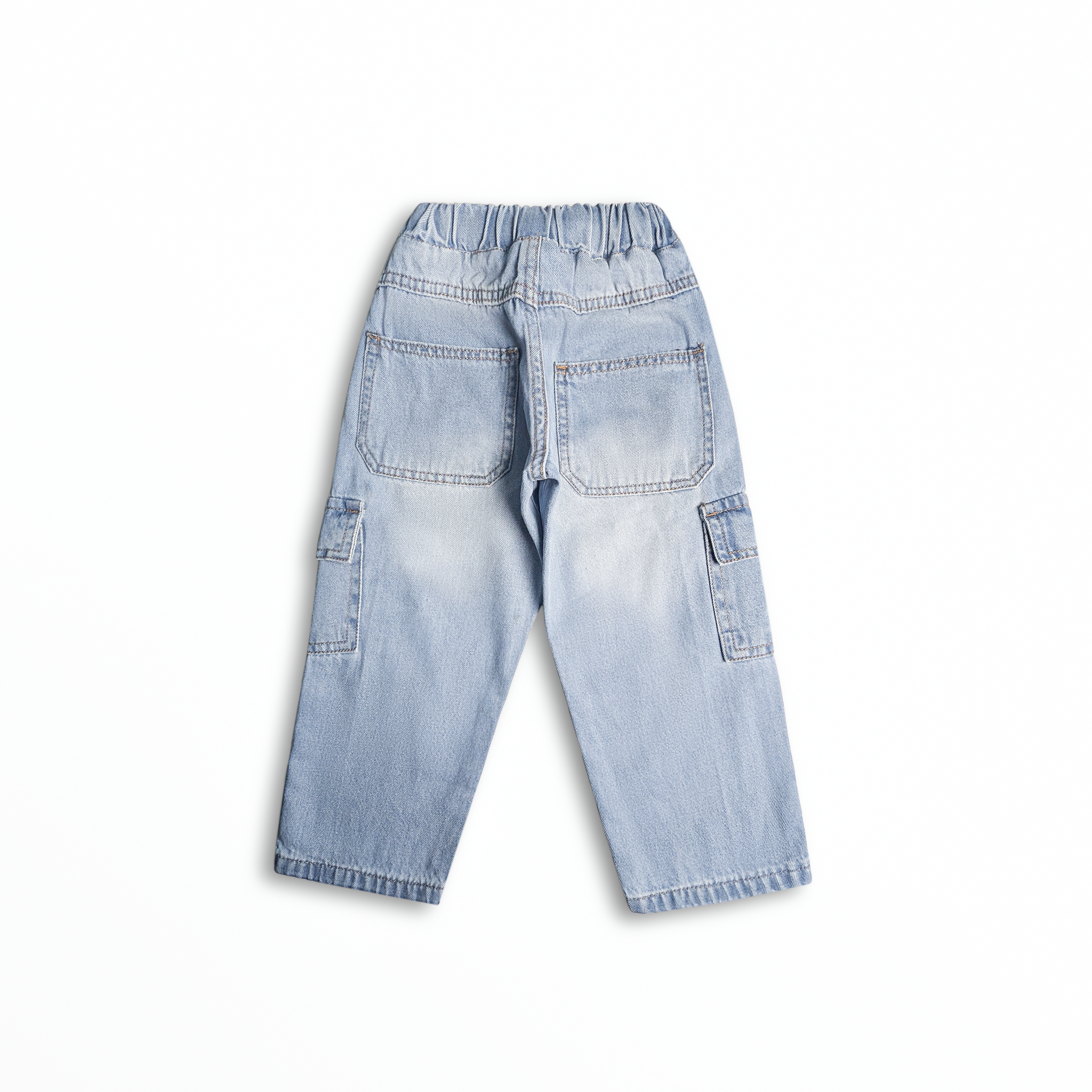 SkyTrail Light Wash Cargo Jeans (DB181)
