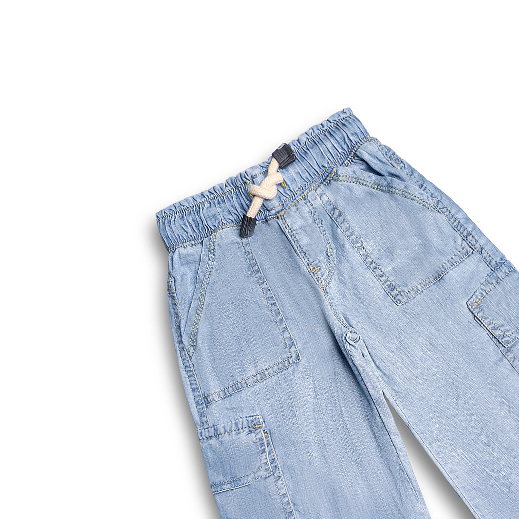 Sky Rider Kids Denim Cargo Pants (DB 186)