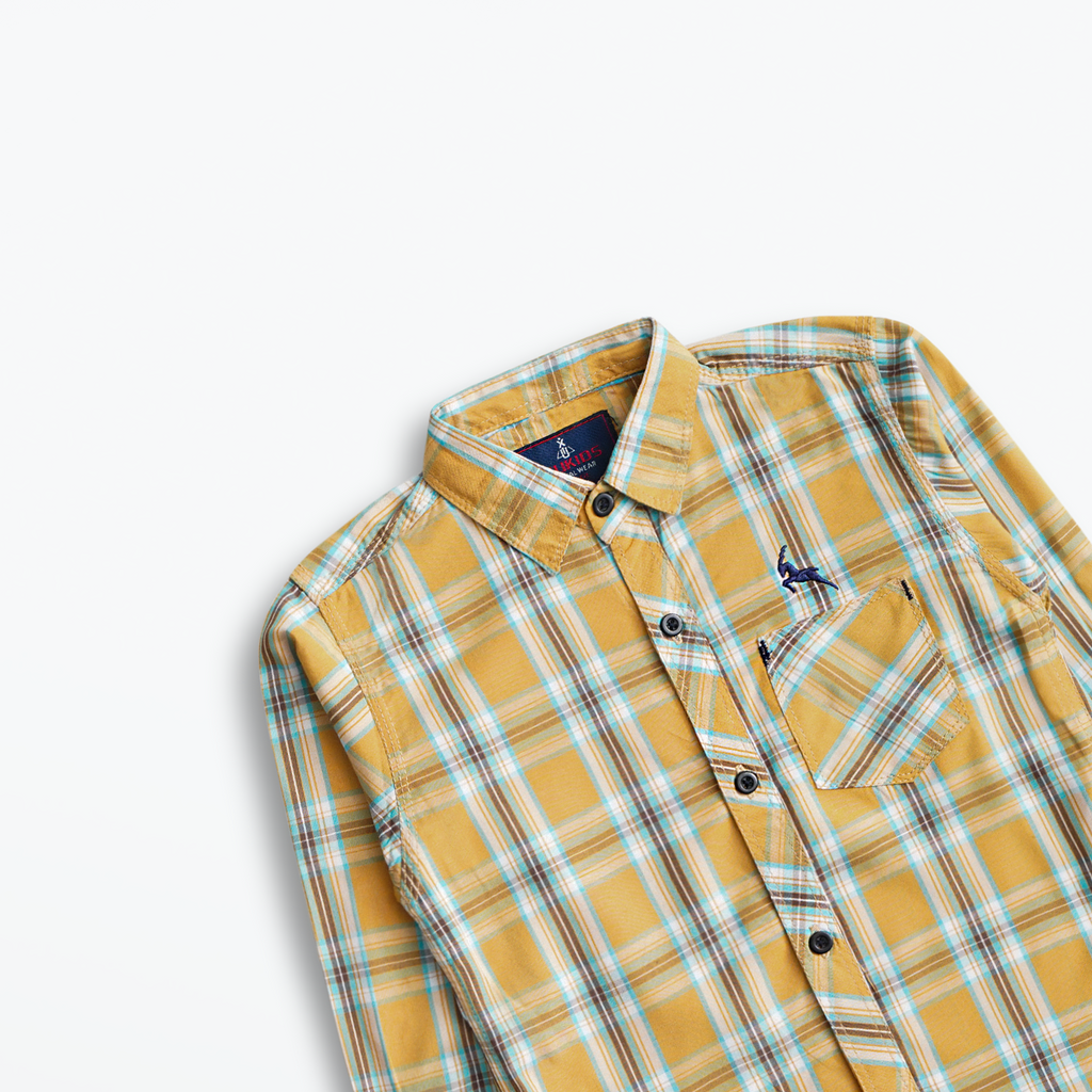Golden Harvest Plaid Shirt