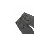 Grey Floral Jeans (DG049)