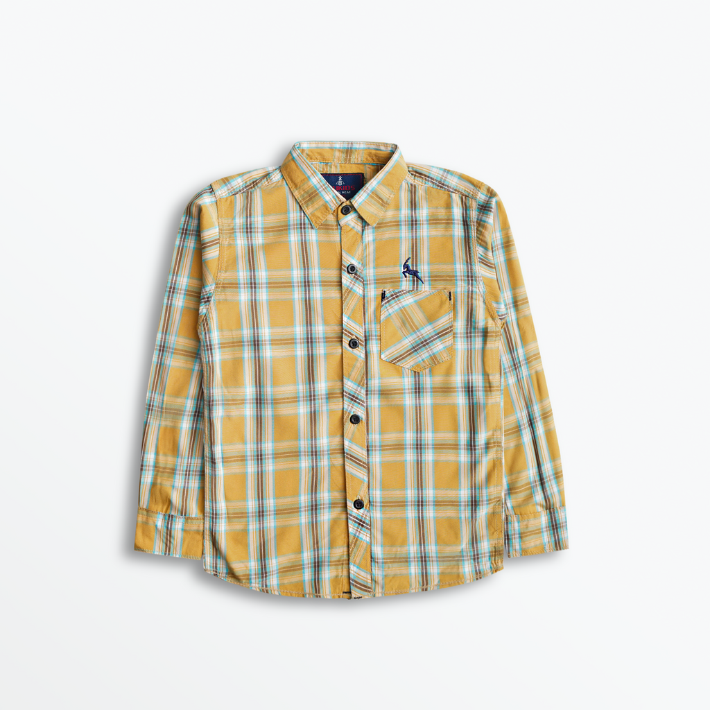 Golden Harvest Plaid Shirt