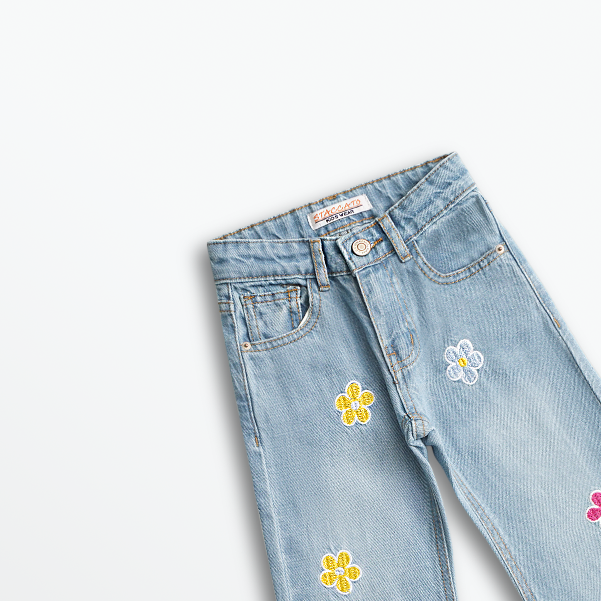Sunny Bloom Denim Pants (DG031)