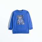 Imported Bear Pop Stripe Sweatshirt