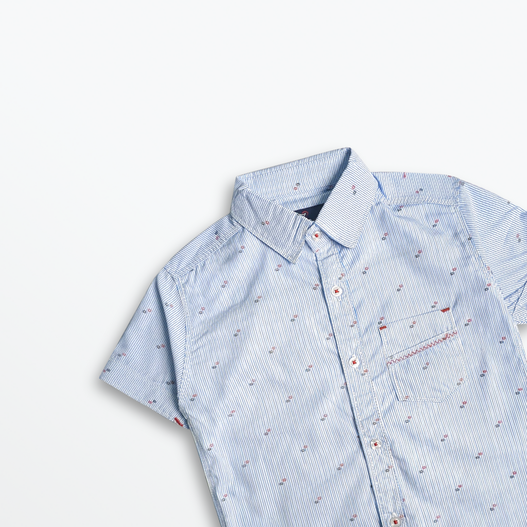 Skyline Stripe Mini Shirt