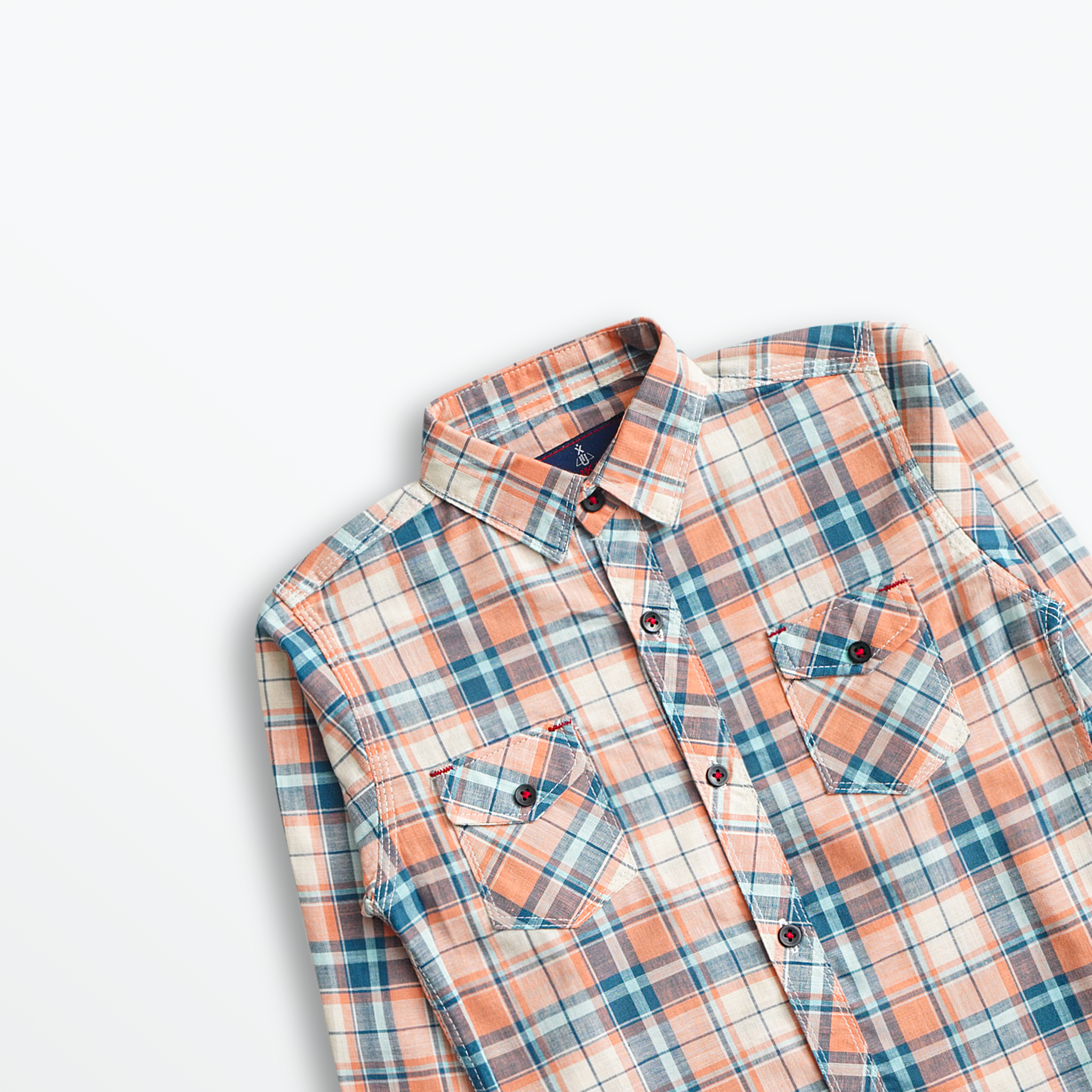 Sunset Harbor Plaid Shirt