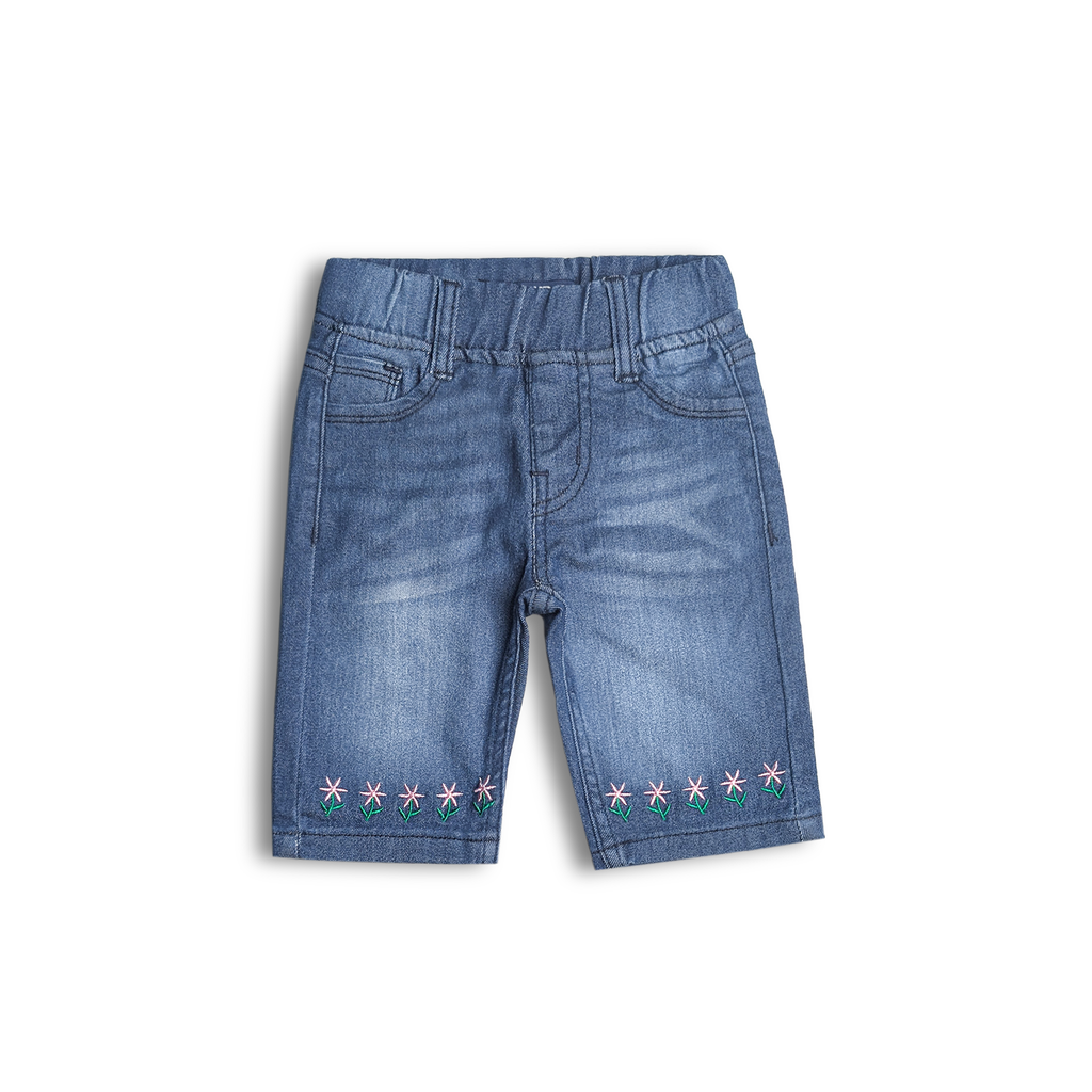 Bloomy Days Denim Shorts