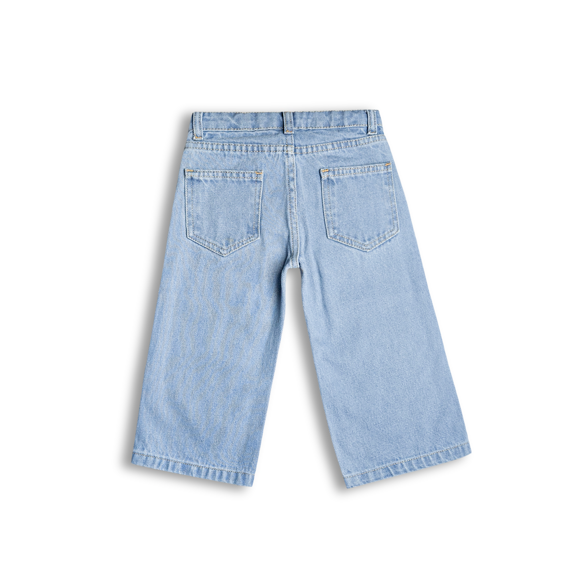 DaisyBloom Embroidered Denim Capri (DG046)