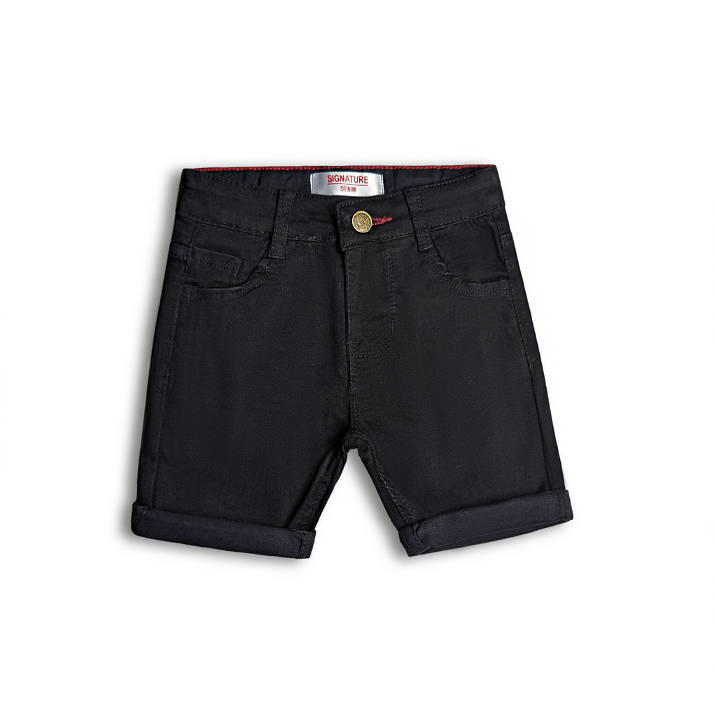 Midnight Edge Denim Shorts