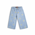 DaisyBloom Embroidered Denim Capri (DG046)