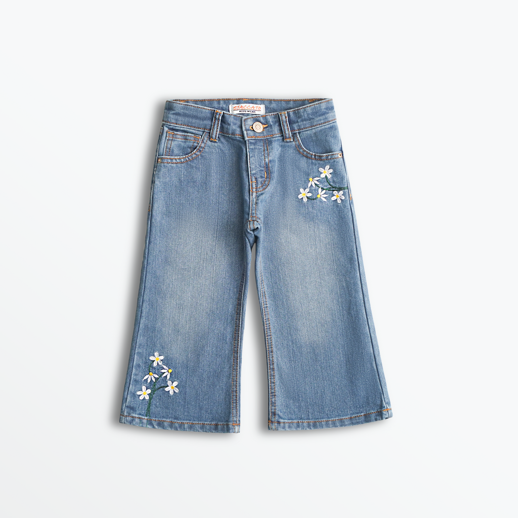 Daisy Bloom Denim Pants (DG023)