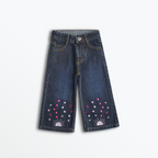 Starlit Bloom Denim Pants (DG025)