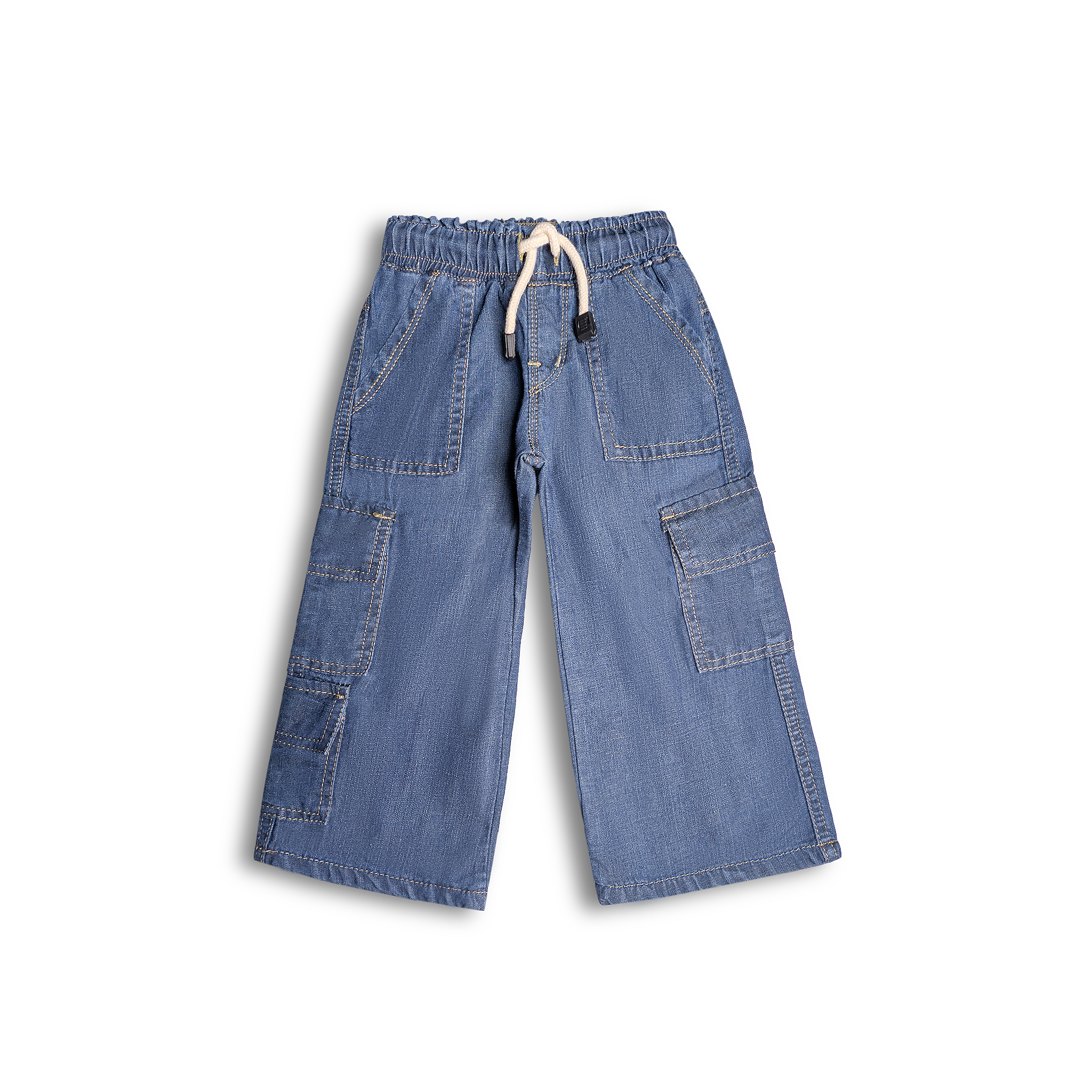 Adventure Kids Denim Cargo Pants (DB 185)
