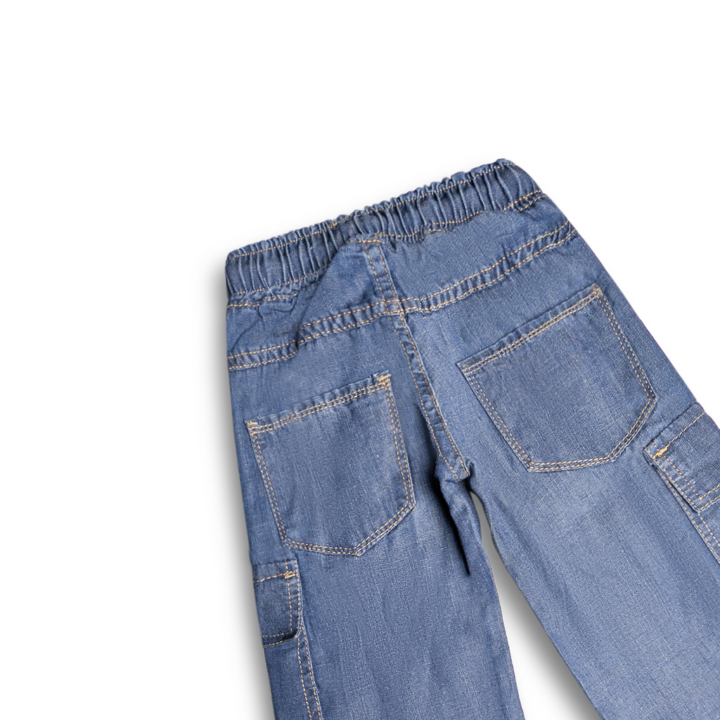 Adventure Kids Denim Cargo Pants (DB 185)