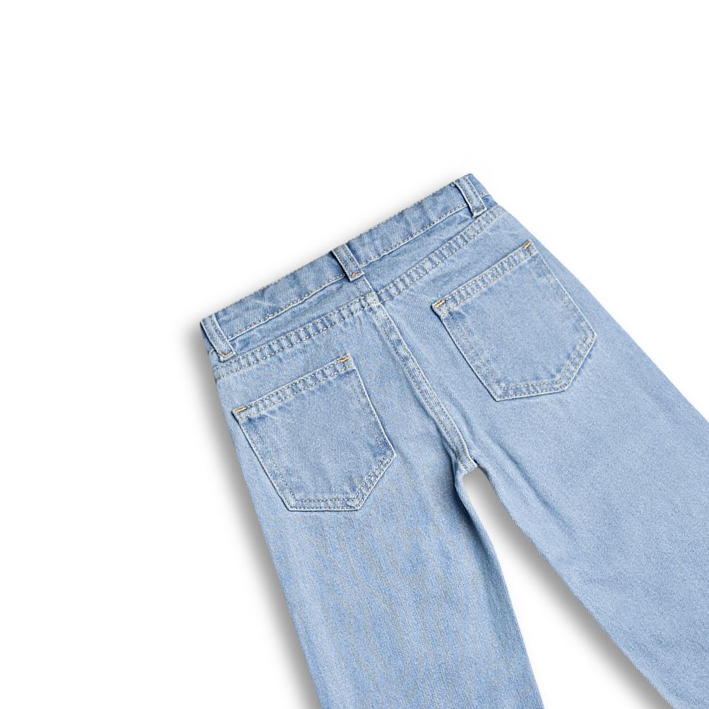 DaisyBloom Embroidered Denim Capri (DG046)