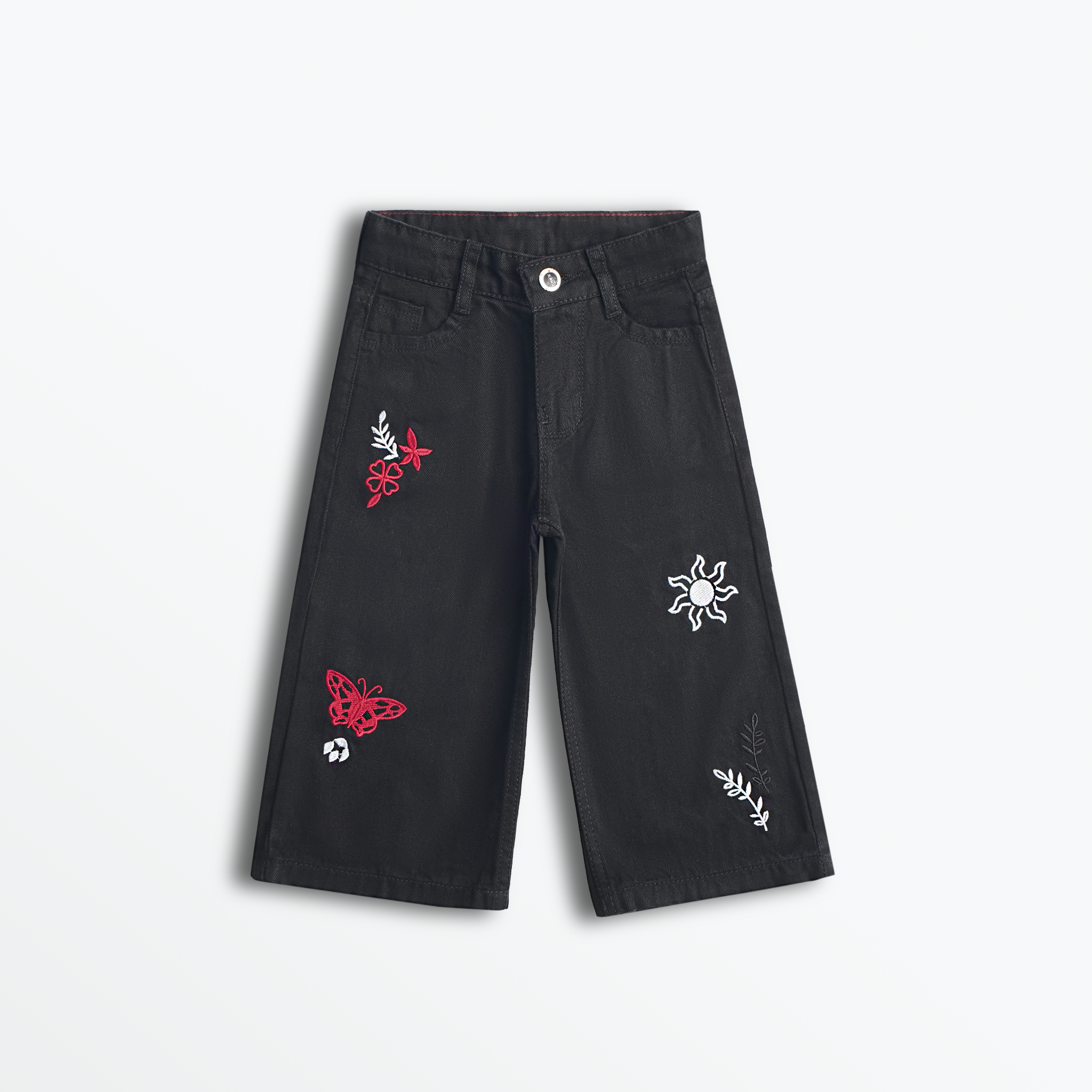 Midnight Butterfly Denim Pants(DG028)