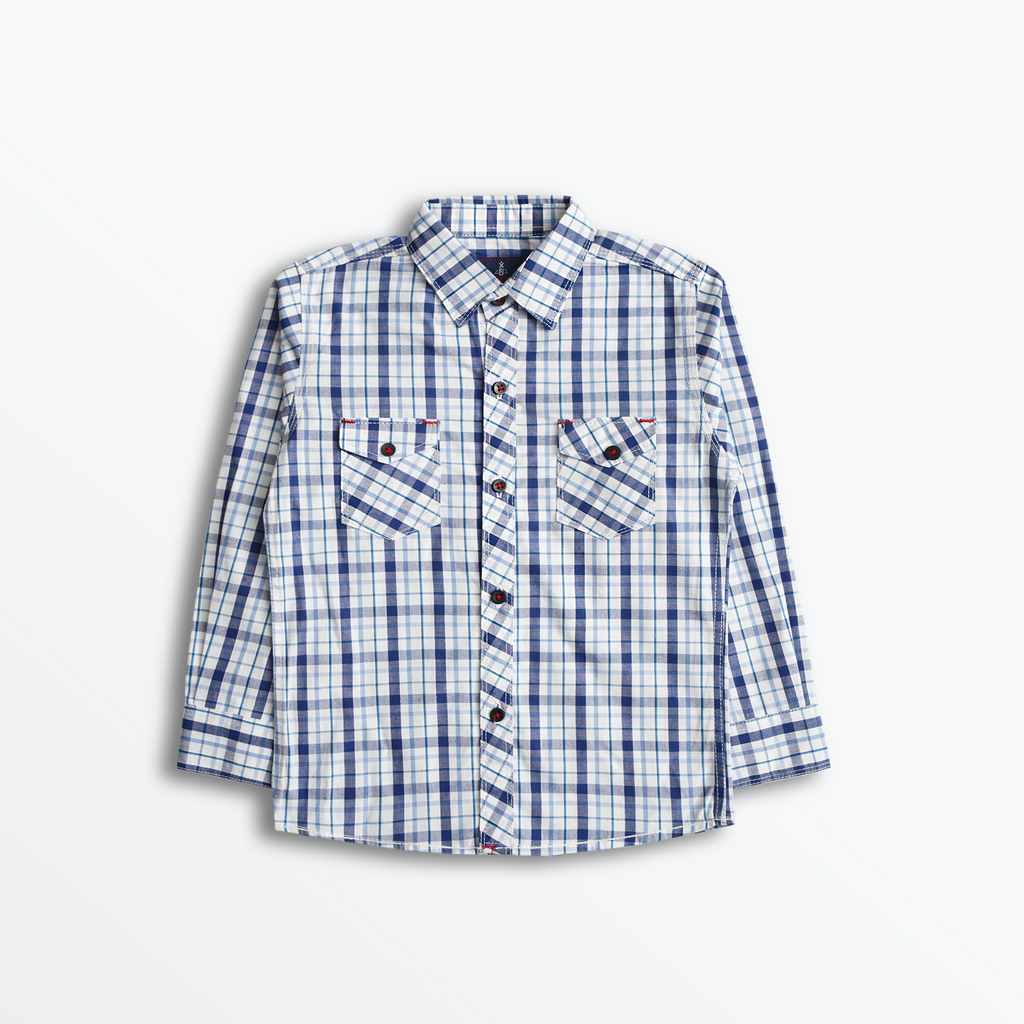 Ocean Grid Checked Shirt