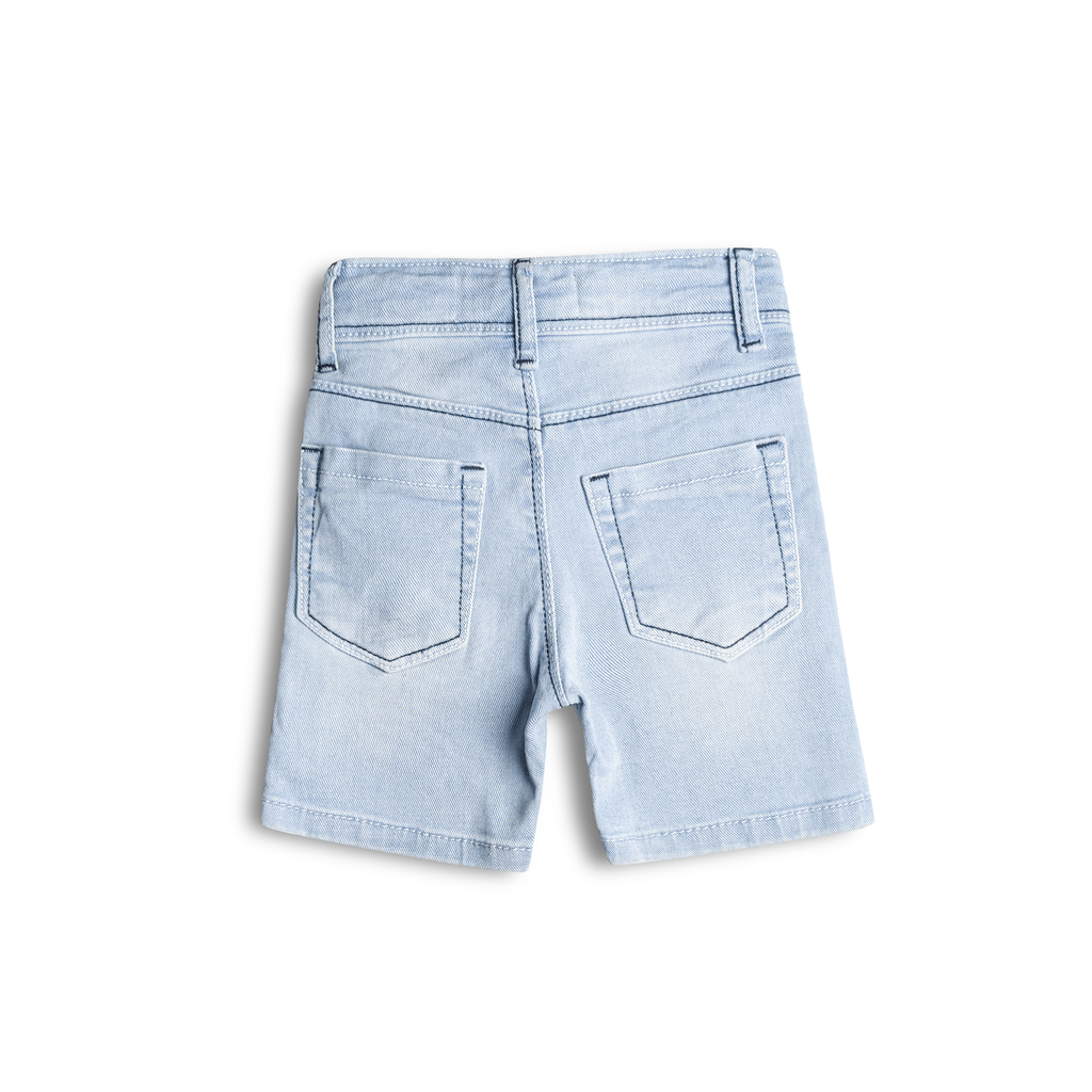 Sky Blue Denim Shorts