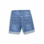 Sky Fade Denim Shorts