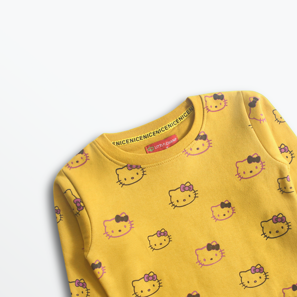 Sunshine Kitty Fleece Set